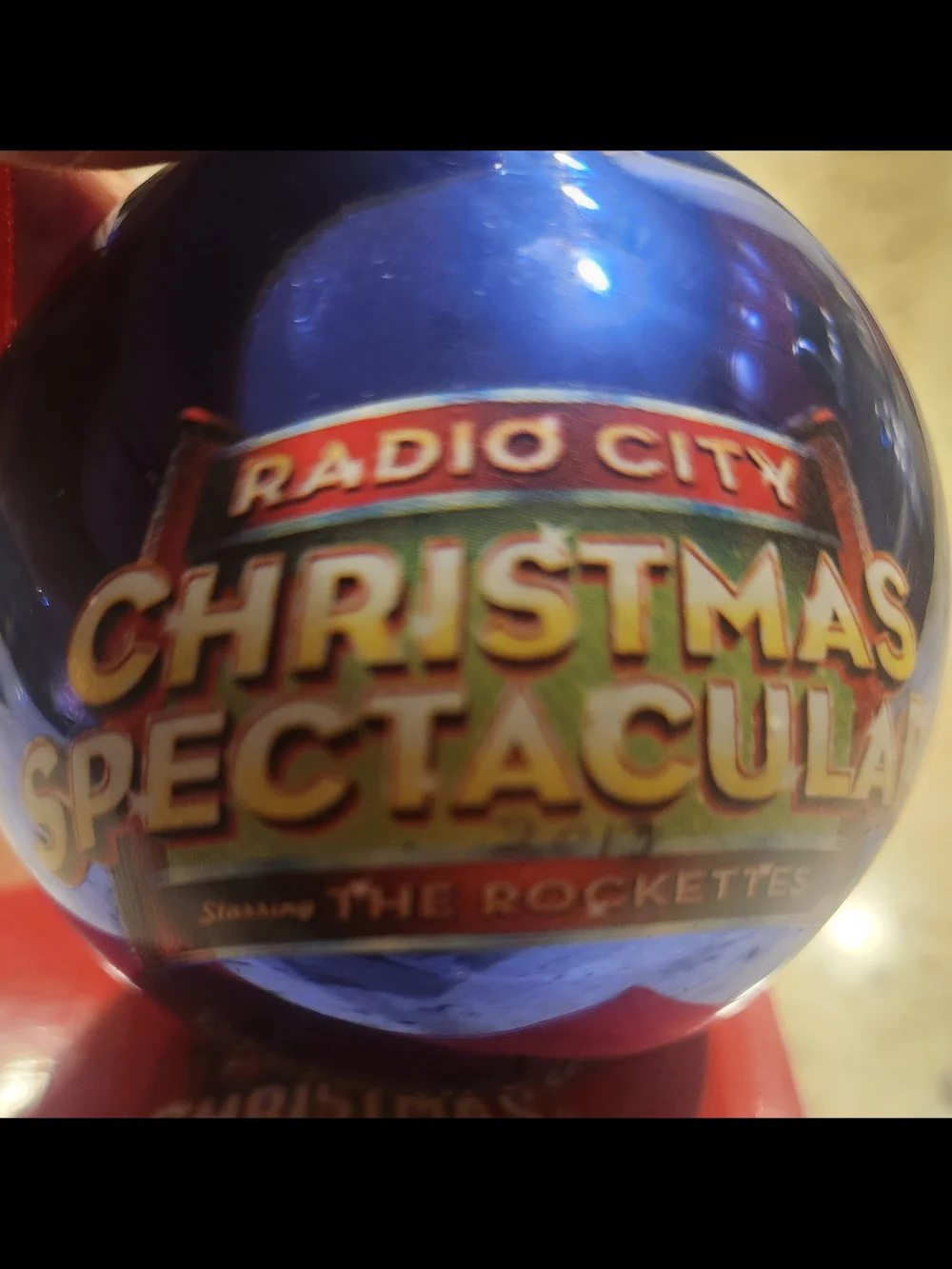 Radio City Christmas Spectacular  Hand-crafted Glass Nativity Ornament